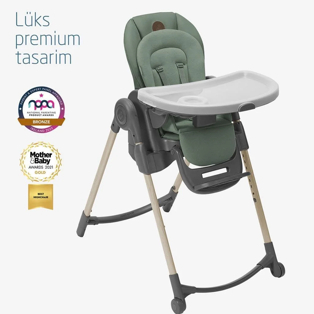 صندلی غذای کودک Maxi-Cosi Minla، تمیز کردن آسان، طراحی تاشو جمع و جور، قابلیت تنظیم آسان، از 0 ماه تا 14 سال، سبز فراتر، 2 سال گارانتی صندلی غذای کودک Maxi-Cosi Minla، تمیز کردن آسان، طراحی تاشو جمع و جور، قابلیت تنظیم آسان، از 0 ماه تا 14 سال، سبز فراتر، 2 سال گارانتی