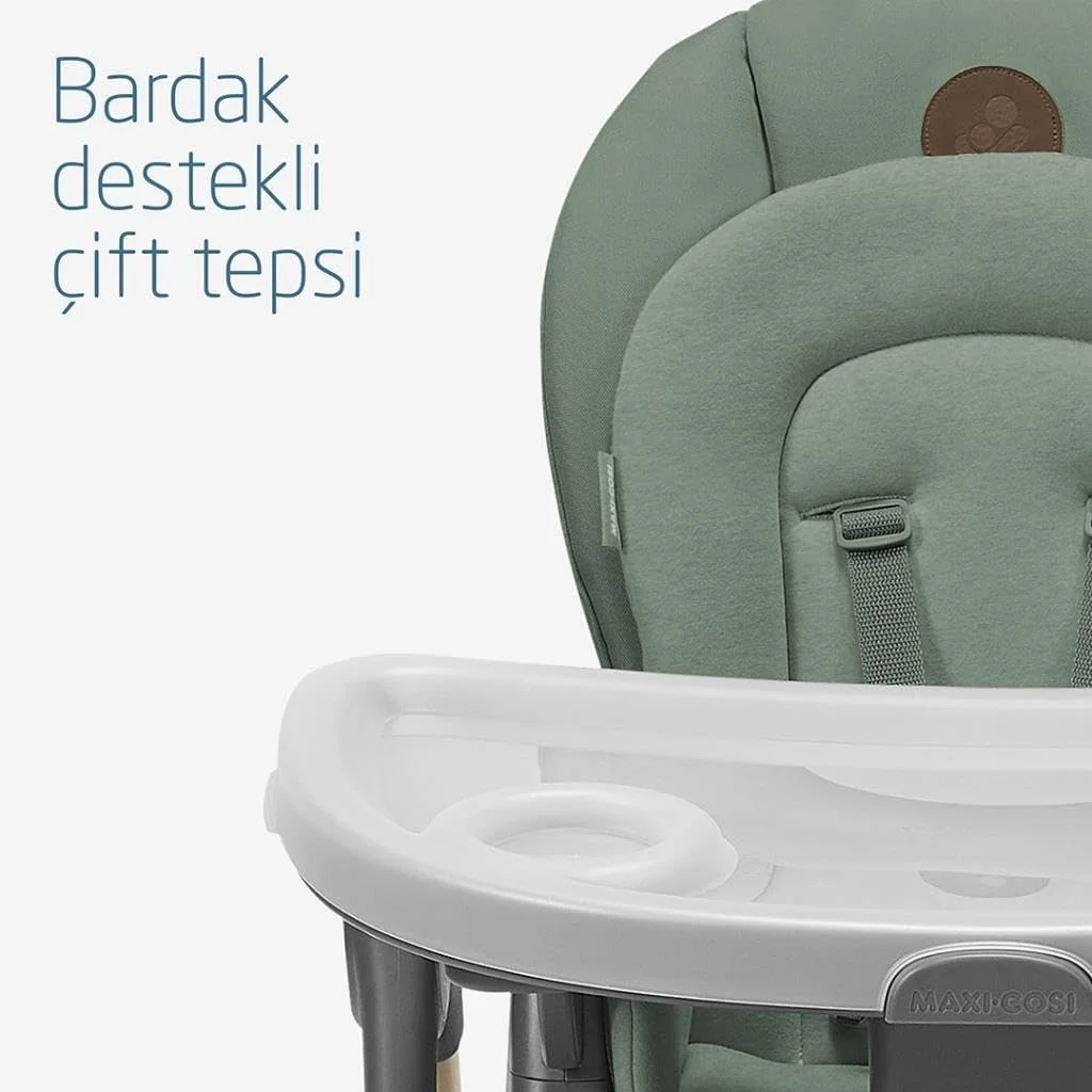 صندلی غذای کودک Maxi-Cosi Minla، تمیز کردن آسان، طراحی تاشو جمع و جور، قابلیت تنظیم آسان، از 0 ماه تا 14 سال، سبز فراتر، 2 سال گارانتی صندلی غذای کودک Maxi-Cosi Minla، تمیز کردن آسان، طراحی تاشو جمع و جور، قابلیت تنظیم آسان، از 0 ماه تا 14 سال، سبز فراتر، 2 سال گارانتی