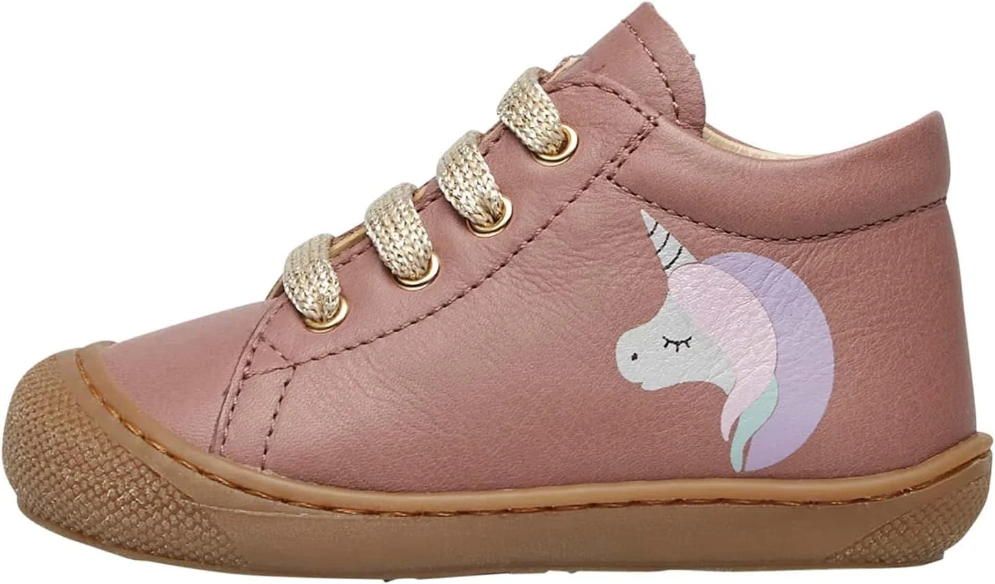 کفش های اولین قدم دخترانه Naturino Cocoon Unicorn 2 مناسب برای یادگیری راه رفتن
