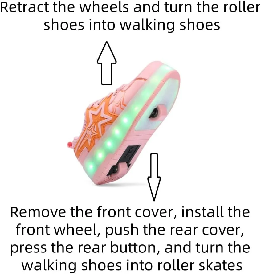 کفش های اسکیت غلتکی بچه گانه پسرانه دخترانه، کفش های کتانی چرخ دار شیک و سرگرم کننده، هدیه تولد جشنواره کودکان کفش های اسکیت غلتکی بچه گانه پسرانه دخترانه، کفش های کتانی چرخ دار شیک و سرگرم کننده، هدیه تولد جشنواره کودکان