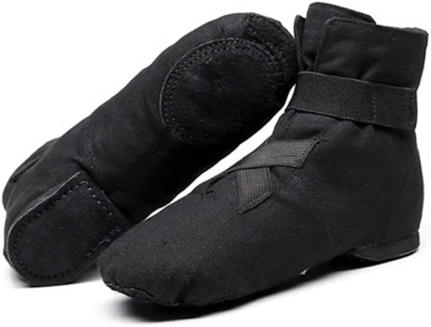 کفش رقص جاز مشکی Exgingle، کفش باله و رقص برای کودکان و بزرگسالان