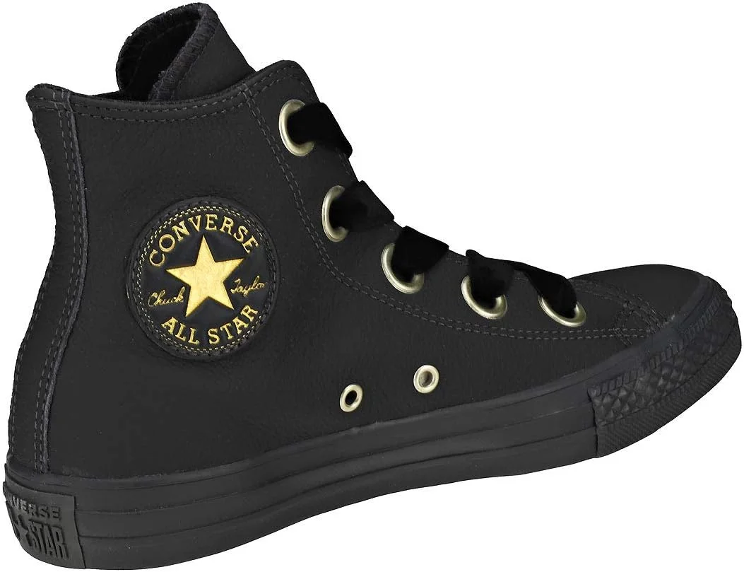کفش کتانی ساق بلند دخترانه کانورس مدل Chuck Taylor CTAS Big Eyelets کفش کتانی ساق بلند دخترانه کانورس مدل Chuck Taylor CTAS Big Eyelets