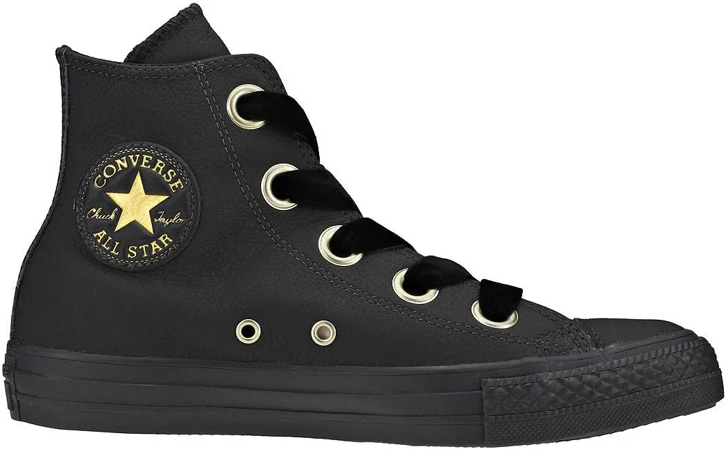 کفش کتانی ساق بلند دخترانه کانورس مدل Chuck Taylor CTAS Big Eyelets کفش کتانی ساق بلند دخترانه کانورس مدل Chuck Taylor CTAS Big Eyelets