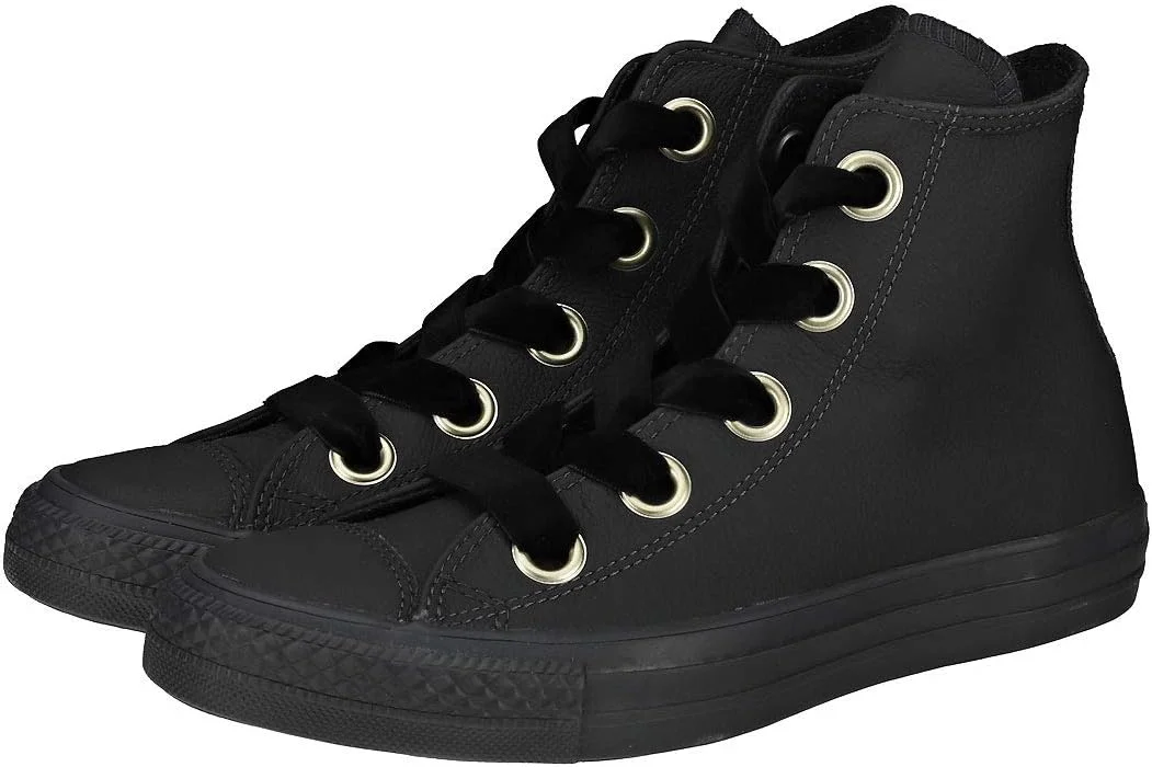 کفش کتانی ساق بلند دخترانه کانورس مدل Chuck Taylor CTAS Big Eyelets کفش کتانی ساق بلند دخترانه کانورس مدل Chuck Taylor CTAS Big Eyelets