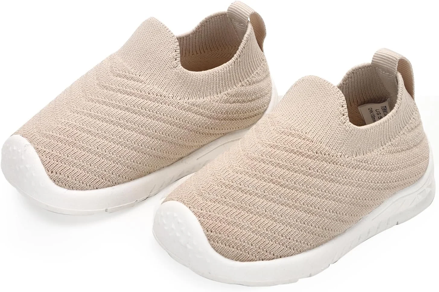 کفش جورابی نوزادی تنفسی، پاپوش های ضد لغزش برای اولین قدم ها 6-24 ماه، کفش های پیاده روی نوزاد با پوشیدن آسان، کفش های کتانی توری انعطاف پذیر پسرانه، جوراب نوزادی 12-24 ماه، کفش های اولین قدم نوزاد پابرهنه، دختر بچه