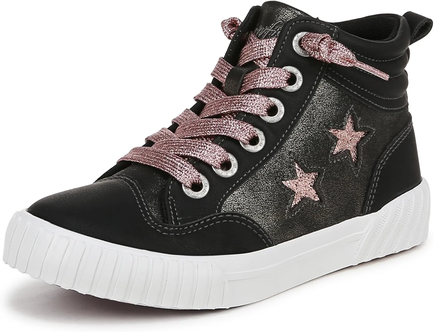 کفش کتانی ساق بلند دخترانه بلوفیش مالیبو مدل Wanderland Kids Fashion مشکی سایز 4 M