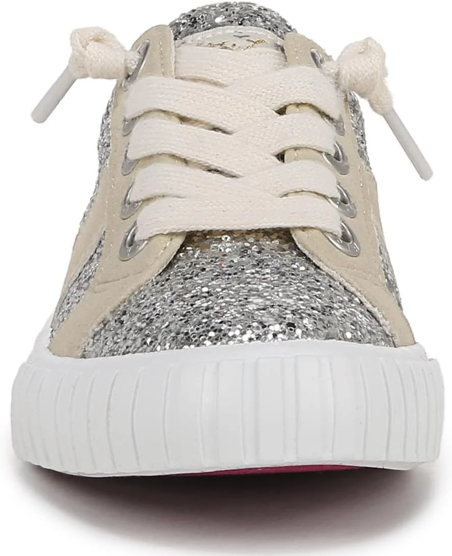 کفش اسپرت دخترانه بچه گانه Blowfish Malibu Youth Girls Wave مدل Sparkle با اکلیل نقره ای سایز 11 M