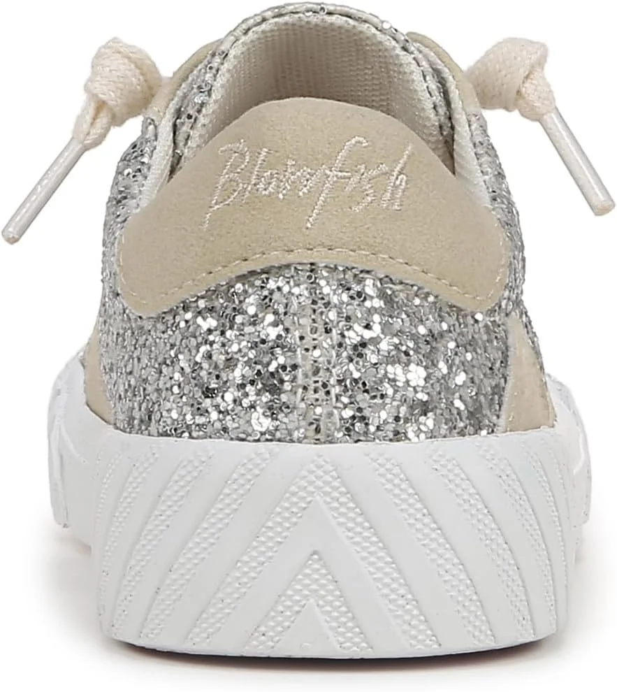 کفش اسپرت دخترانه بچه گانه Blowfish Malibu Youth Girls Wave مدل Sparkle با اکلیل نقره ای سایز 11 M
