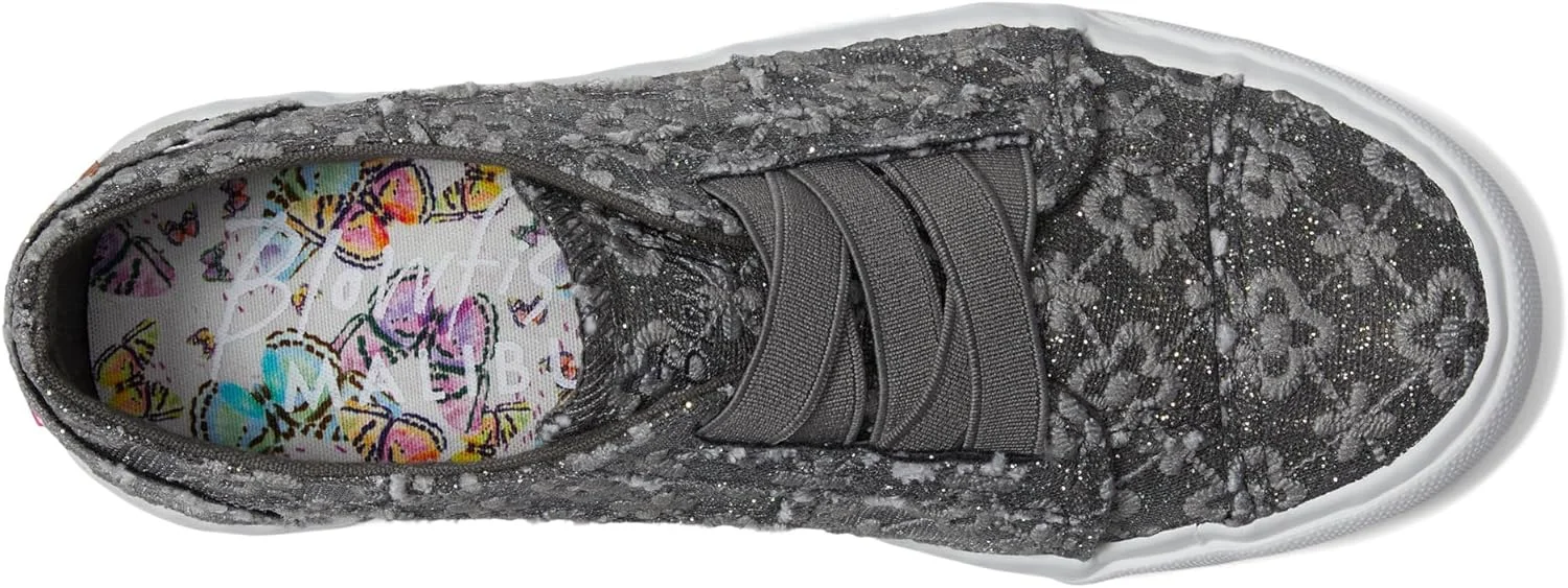 کفش اسنیکر دخترانه بلوفیش مالیبو Marley-K (بچه کوچک/بچه بزرگ) زغالی Sheer Petal سایز 2 بچه کوچک M