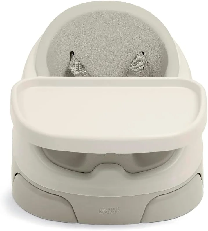 صندلی غذای کودک ماما و پاپا مدل Baby Bug، سینی جداشدنی، کمربند ایمنی، صندلی قابل تنظیم، پایه های ضد لغزش، رنگ خاک رس