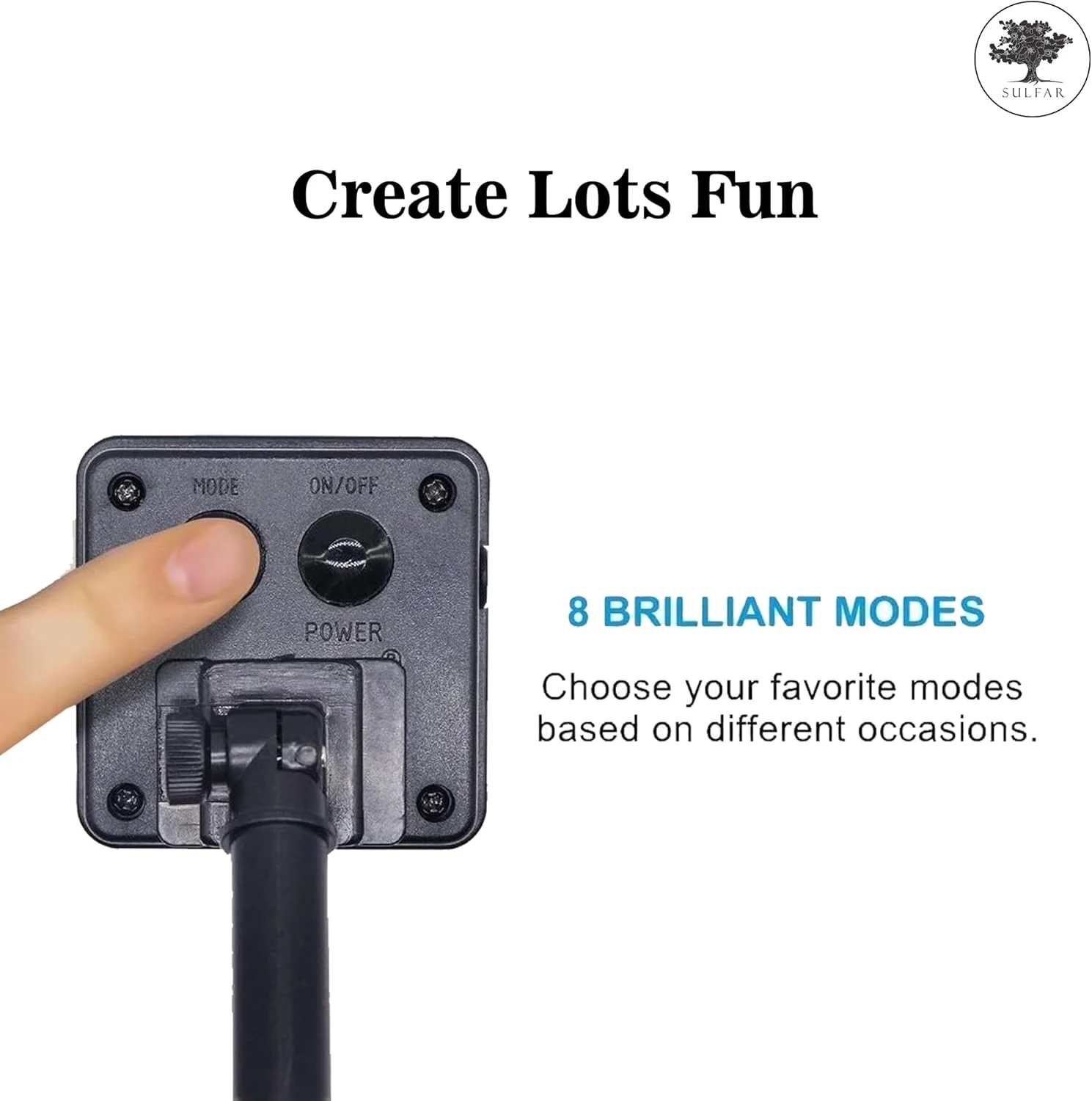 سولفر بسته 2 عددی چراغ های تزئینی خورشیدی سیم مسی | 10 متر 100 ال ای دی ضد آب با 8 حالت نورپردازی برای خانه، باغ، پاسیو، عروسی، مهمانی (سفید گرم)