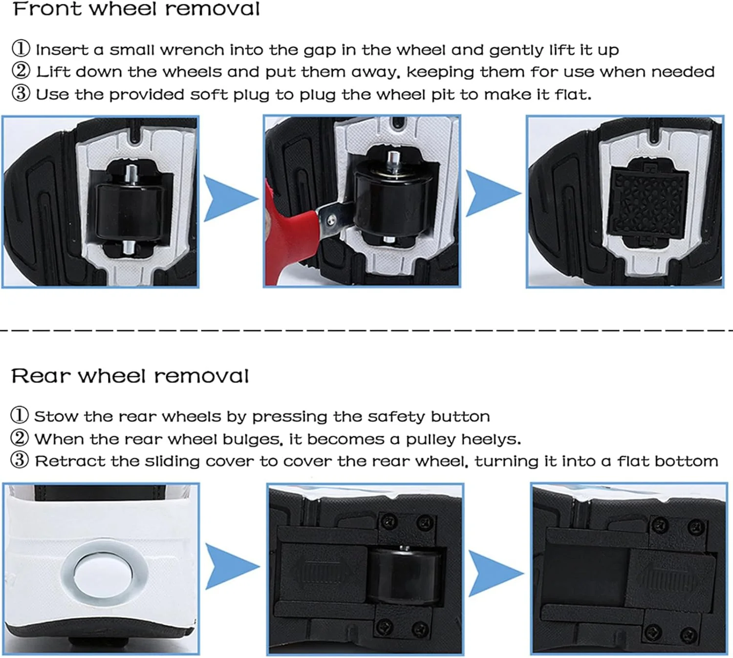 کفش های اسکیت غلتکی بچه گانه ZYANLING، کفش های کتانی برای پسران و دختران، کفش های پارکور فضای باز با 2 چرخ، کفش اسکیت یونیسکس، کفش های اسکیت جمع شونده برای ورزش های پیاده روی در پارک کودکان