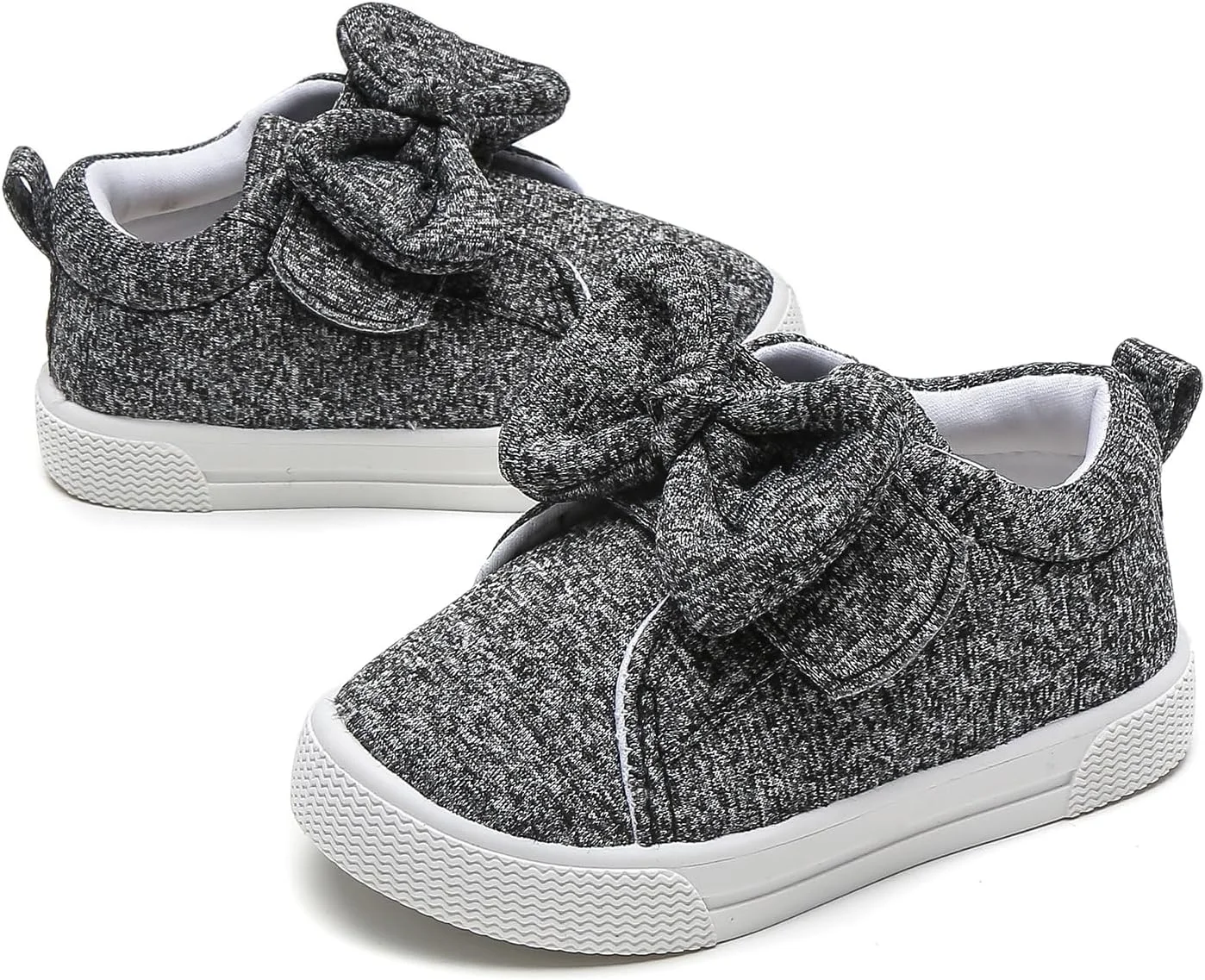 کفش کتانی دخترانه YIBLBOX، سبک وزن، طرح بوم، با پاپیون زیبا، مناسب پیاده روی/دویدن