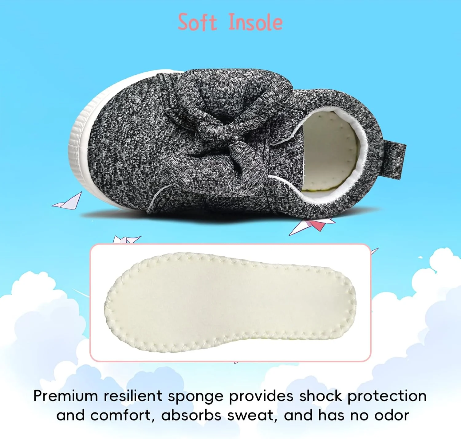 کفش کتانی دخترانه YIBLBOX، سبک وزن، طرح بوم، با پاپیون زیبا، مناسب پیاده روی/دویدن کفش کتانی دخترانه YIBLBOX، سبک وزن، طرح بوم، با پاپیون زیبا، مناسب پیاده روی/دویدن