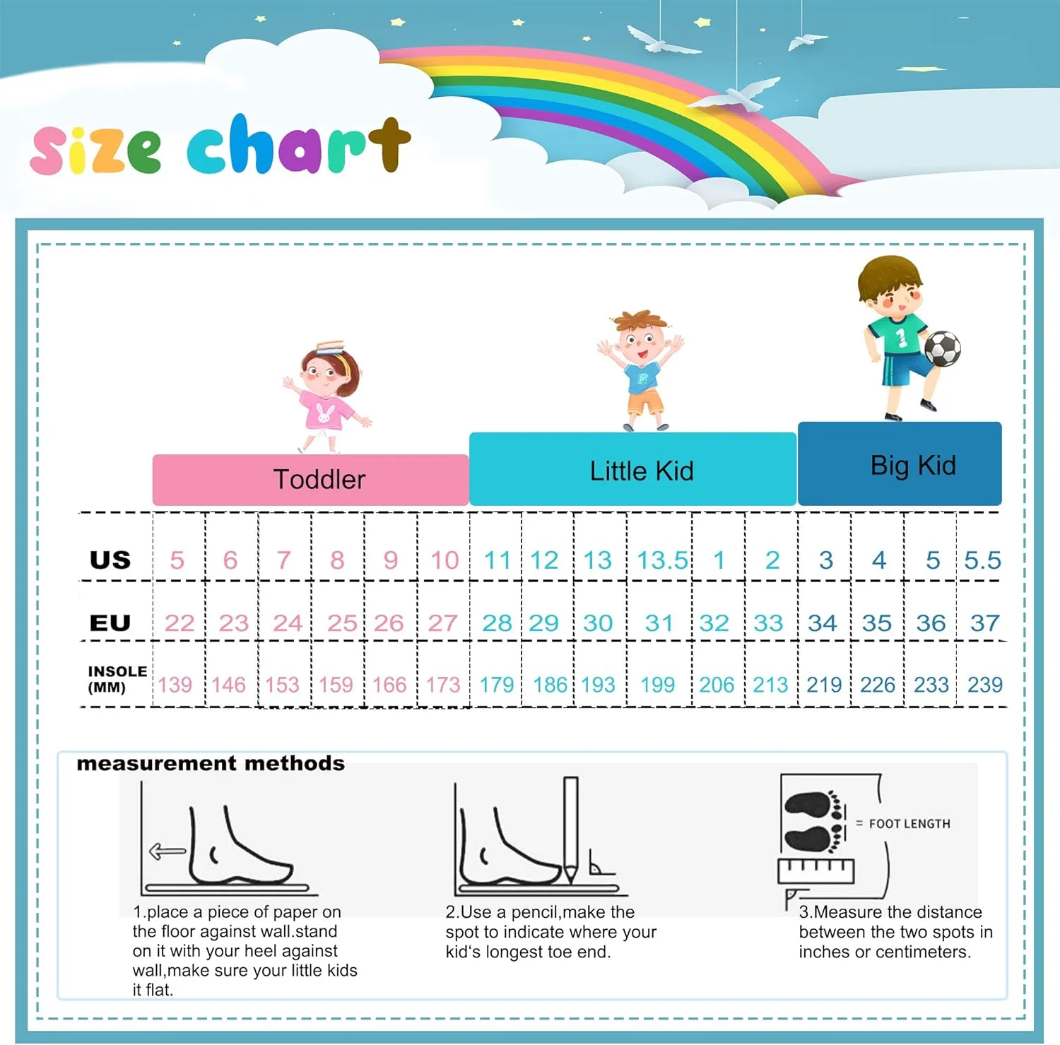 کفش‌های ورزشی پسرانه و دخترانه YHOON، مناسب دویدن و پیاده‌روی برای کودکان نوپا، کودکان کوچک و کودکان بزرگ