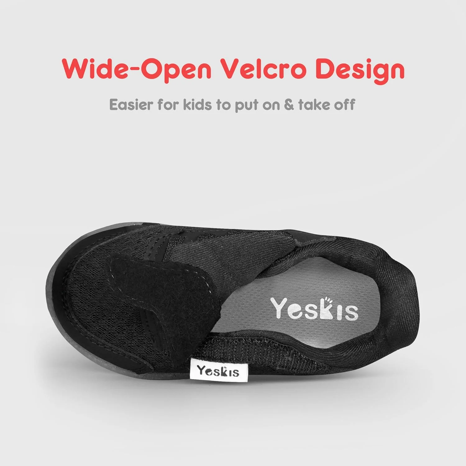 کفش‌های چراغ‌دار کودکانه YESKIS، کفش‌های ورزشی سبک وزن و تنفسی توری ضد لغزش برای کودکان نوپا و خردسال