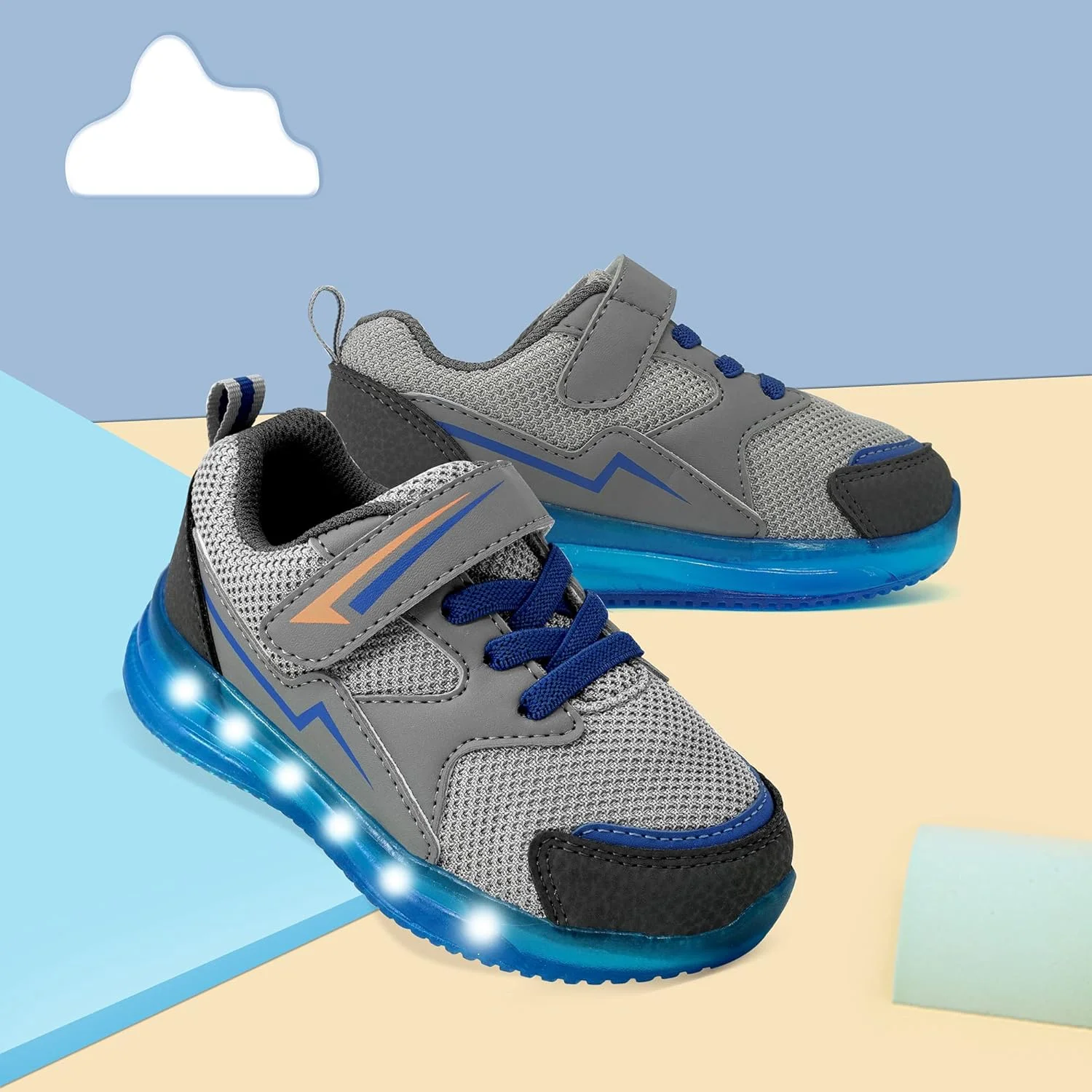 کفش های چراغ دار دخترانه یسکیس، کفش های چراغ دار دخترانه نوپا