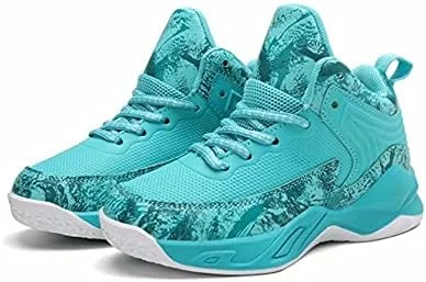 کفش بسکتبال بچگانه XMCU، کفش‌های فرهنگی پسرانه با بالشتک هوا، راحت، تهویه دار، مد روز، ضد لغزش و بادوام