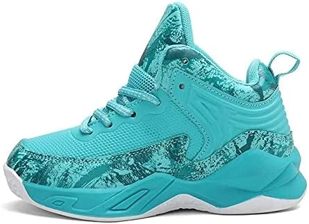 کفش بسکتبال بچگانه XMCU، کفش‌های فرهنگی پسرانه با بالشتک هوا، راحت، تهویه دار، مد روز، ضد لغزش و بادوام