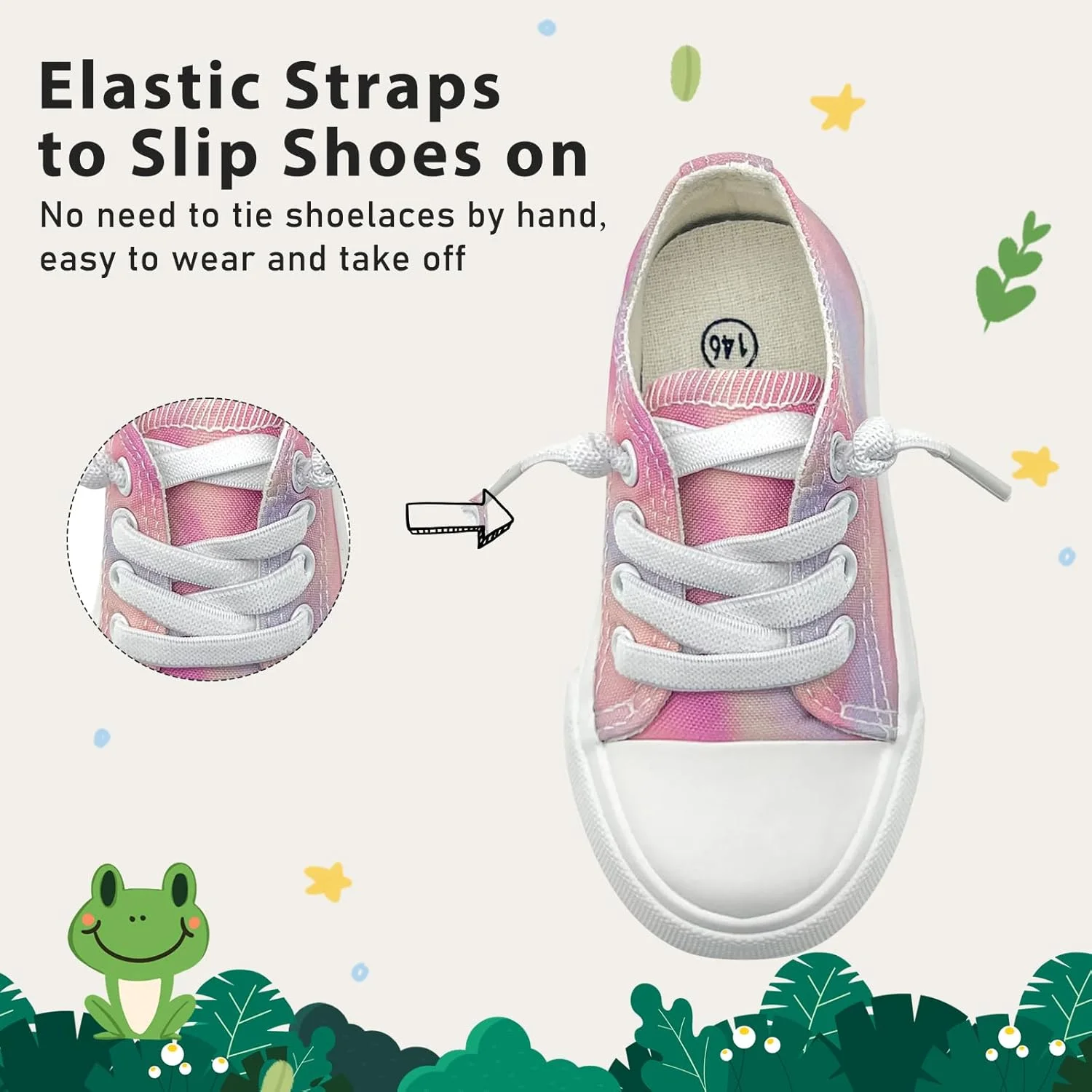 کفش‌های کتانی بچگانه پسرانه و دخترانه، کفش‌های بوم نقاشی سبک وزن مناسب پیاده‌روی برای کودکان کوچک و بزرگ