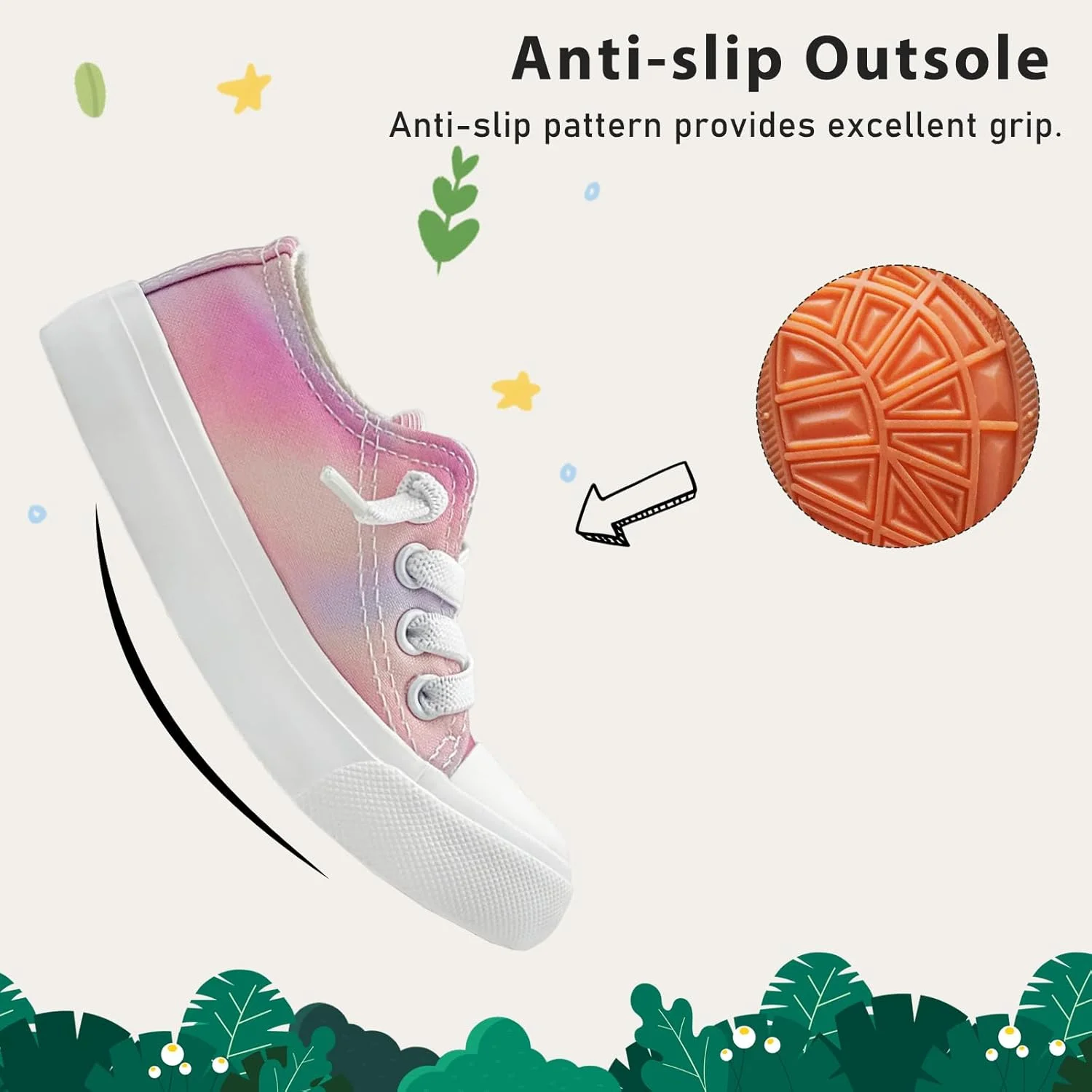 کفش‌های کتانی بچگانه پسرانه و دخترانه، کفش‌های بوم نقاشی سبک وزن مناسب پیاده‌روی برای کودکان کوچک و بزرگ