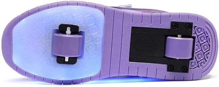 کفش اسکیت غلتکی LED Wooowyet برای کودکان پسران دختران، کفش های کتانی مد روز روشن با چرخ، کفش های چرخ دار قابل شارژ USB با چسب ولکرو کفش اسکیت غلتکی LED Wooowyet برای کودکان پسران دختران، کفش های کتانی مد روز روشن با چرخ، کفش های چرخ دار قابل شارژ USB با چسب ولکرو