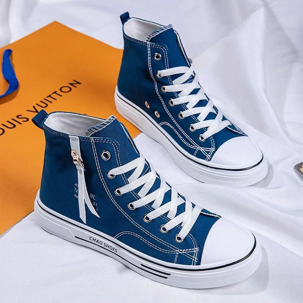 کفش های کتانی ساق بلند مردانه WILTENA، کفش های غیر رسمی خیابانی پسرانه مناسب فضای باز