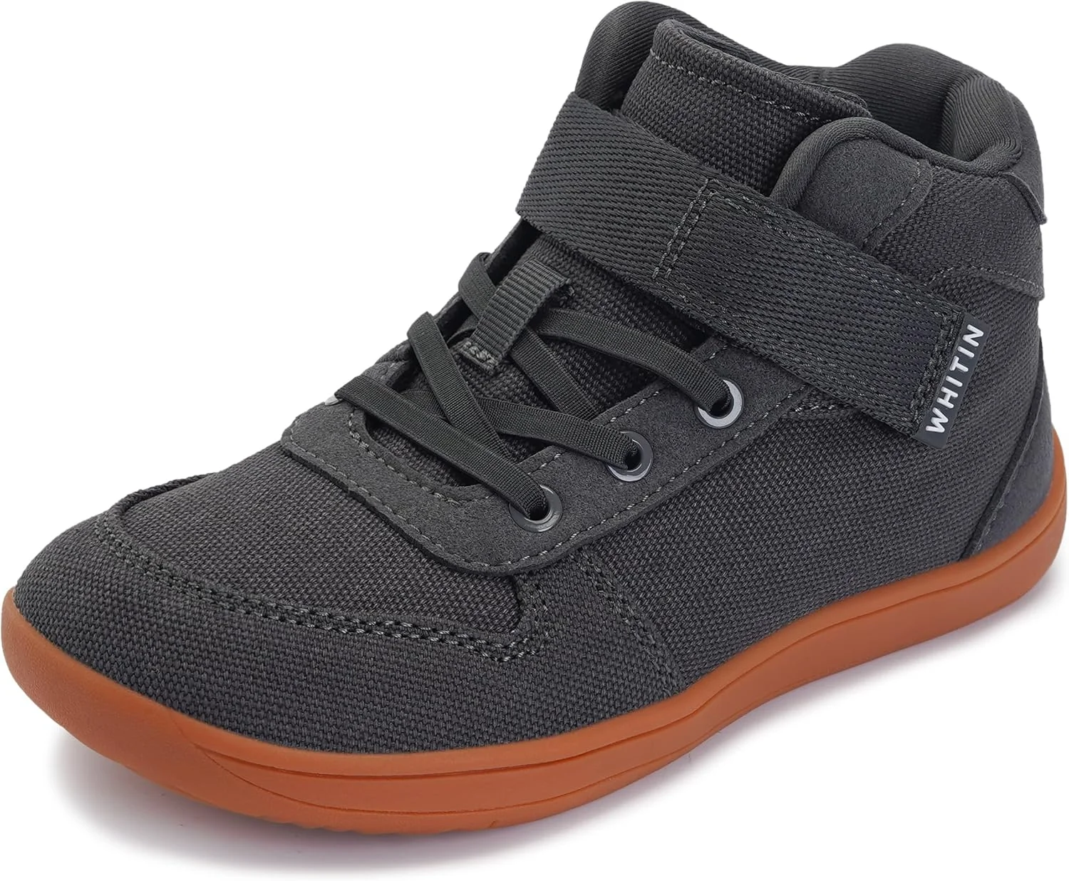 کفش های ساق بلند پهن پسرانه/دخترانه ویتین - سبک پابرهنه + زیره صفر + کتانی مینیمالیستی برای کودکان کوچک/بزرگ