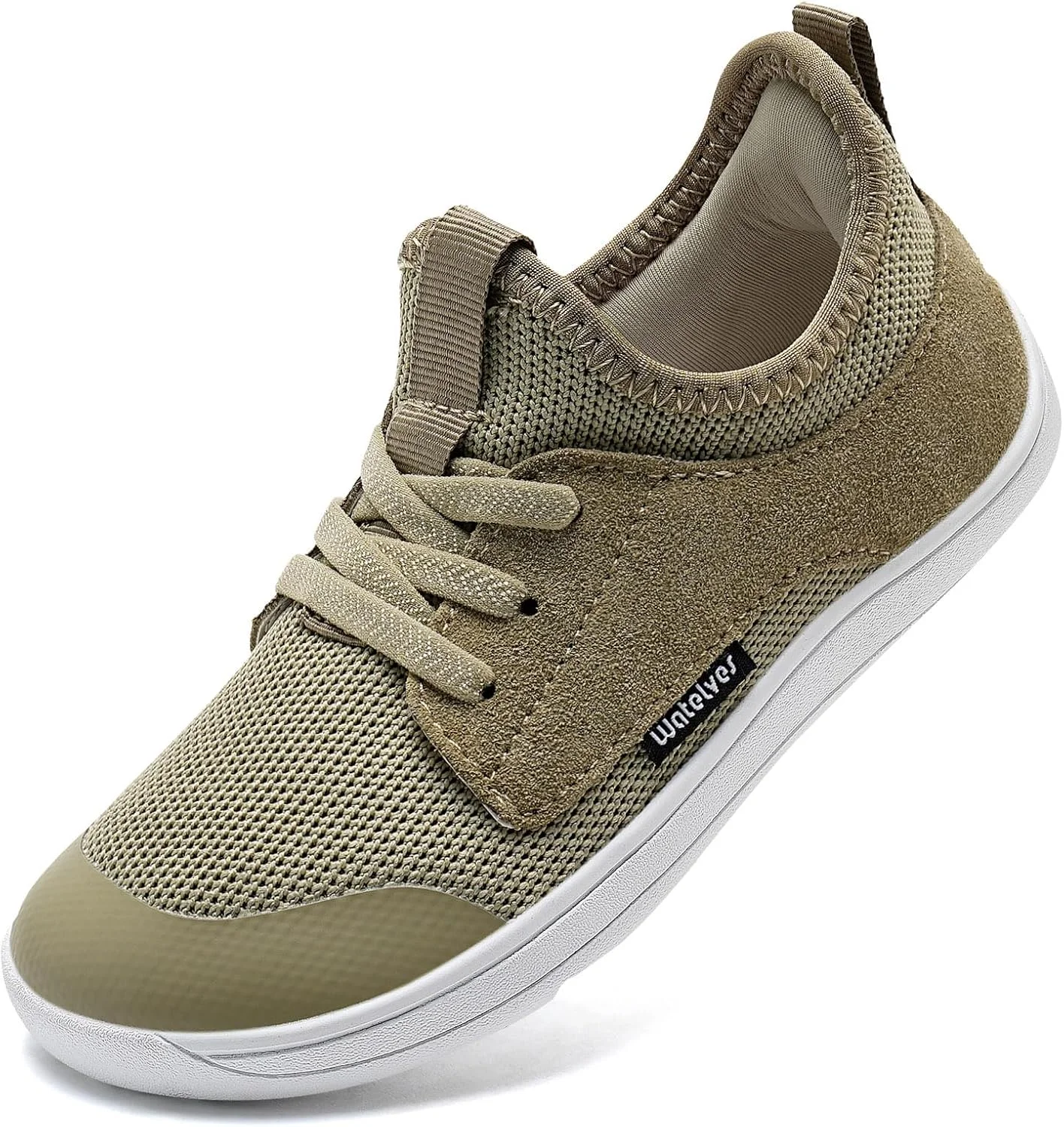 کفش های پابرهنه پهن مناسب کودکان نوپا/بزرگسال WateLves، کفش های ورزشی مینیمالیستی پسرانه و دخترانه، پخش طبیعی، سبک وزن، تنفسی، مناسب دویدن و تنیس