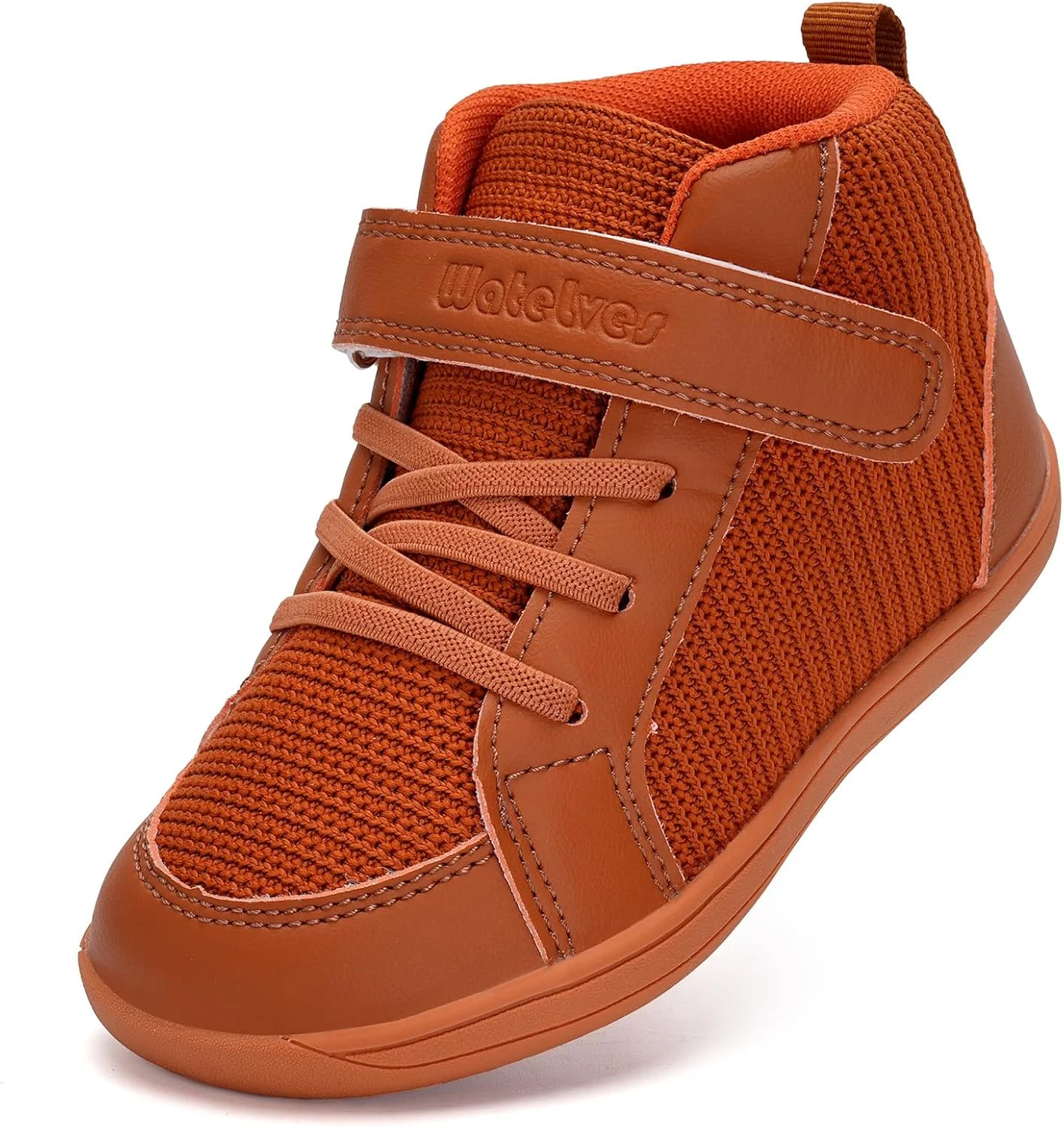 کفش های پهن و پابرهنه مناسب کودکان نوپا و خردسال WateLves، کفش های ورزشی و بوت های ساق بلند مینیمالیستی زمستانی پسرانه و دخترانه برای پیاده روی در داخل و خارج از منزل | پهن شدن طبیعی | تناسب انعطاف پذیر