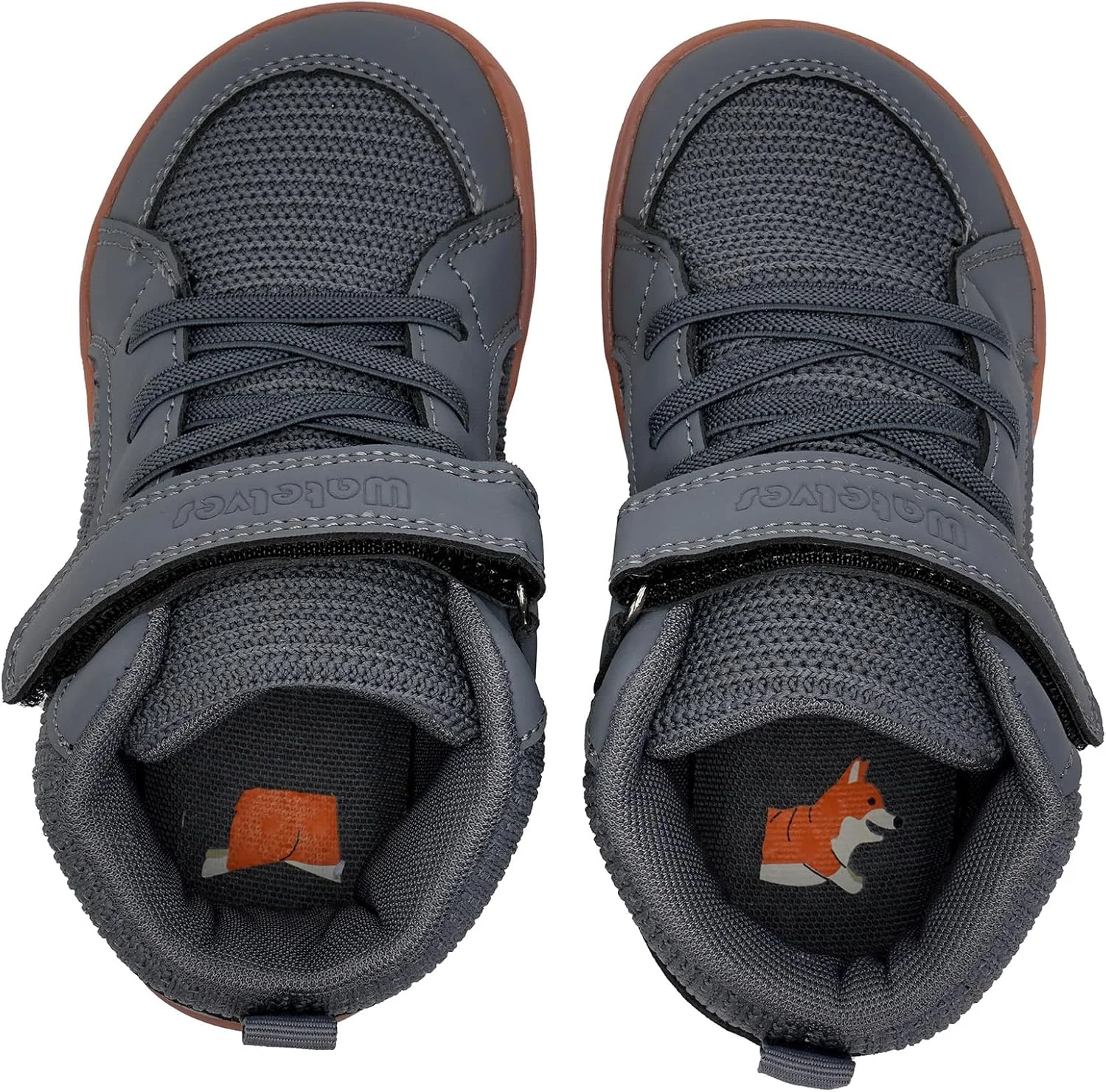 کفش های برهنه پای پهن مناسب کودکان نوپا و خردسال WateLves، کفش های کتانی مینیمالیستی ساق بلند زمستانی پسرانه و دخترانه، چکمه های مچ پا خز مصنوعی، کفش های پیاده روی گرم برای داخل و خارج از منزل | پهن شدن طبیعی | تناسب انعطاف پذیر