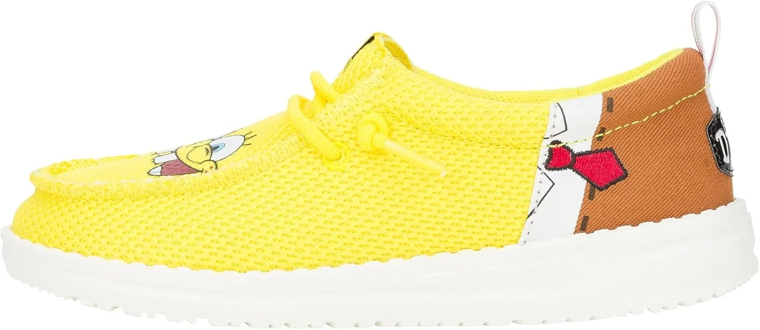 کفش اسلیپ-آن پسرانه HEYDUDE Wally Funk Spongebob (مناسب کودکان کوچک/بزرگ)