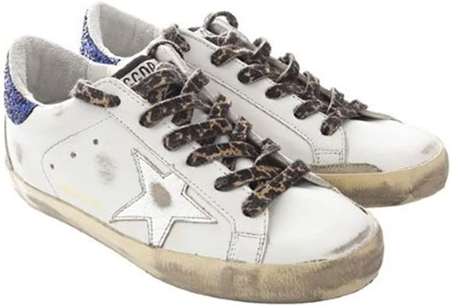 کفش های کتانی پسرانه VONKIE مدل Golden Goose، بند دار، سبک رترو، کفش های ورزشی لاستیکی، کفش های تخت بادوام و غیر رسمی