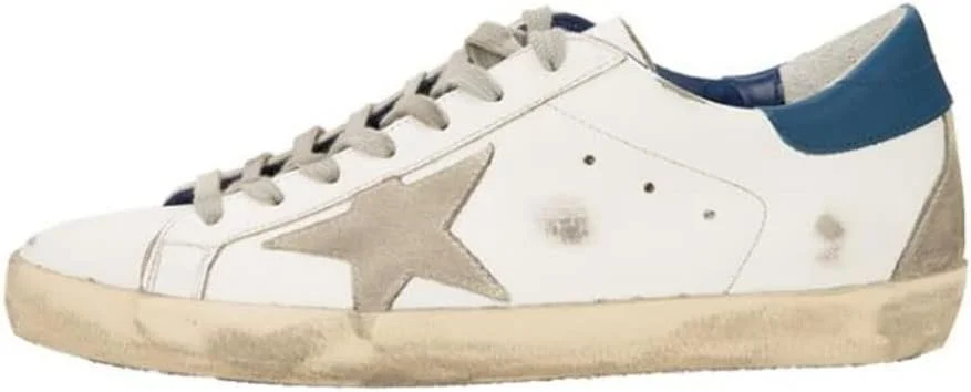 کفش‌های کتانی دخترانه VONKIE Golden Goose، کلاسیک، بنددار، ساق کوتاه، مناسب پیاده‌روی در فضای باز، تنفس‌پذیر، تخت، کفش ورزشی