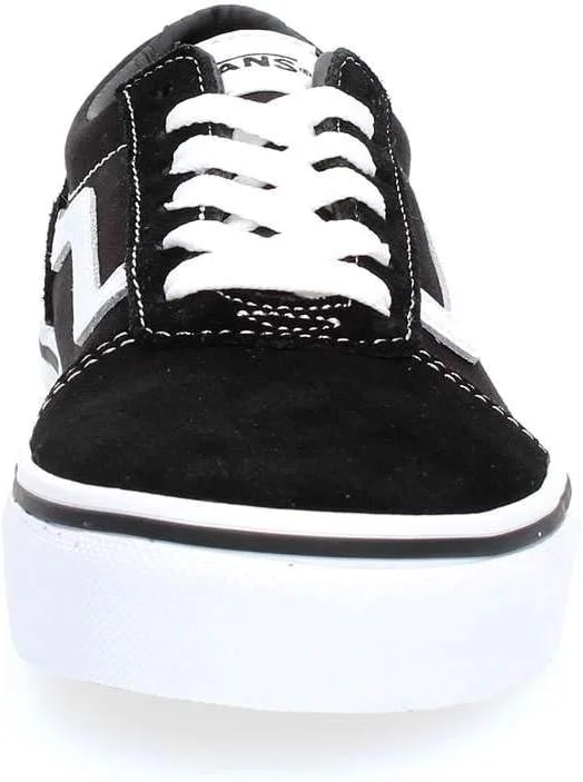 کفش ورزشی دخترانه Vans مدل Ward، سفید اکلیلی بهاری، سایز 34 EU