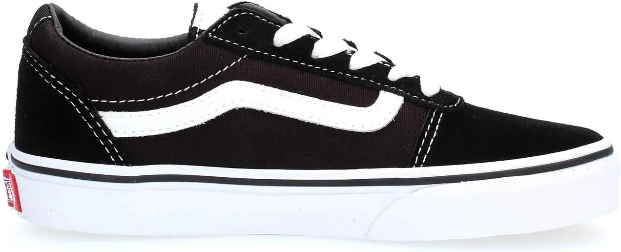 کفش ورزشی دخترانه Vans مدل Ward، سفید اکلیلی بهاری، سایز 34 EU