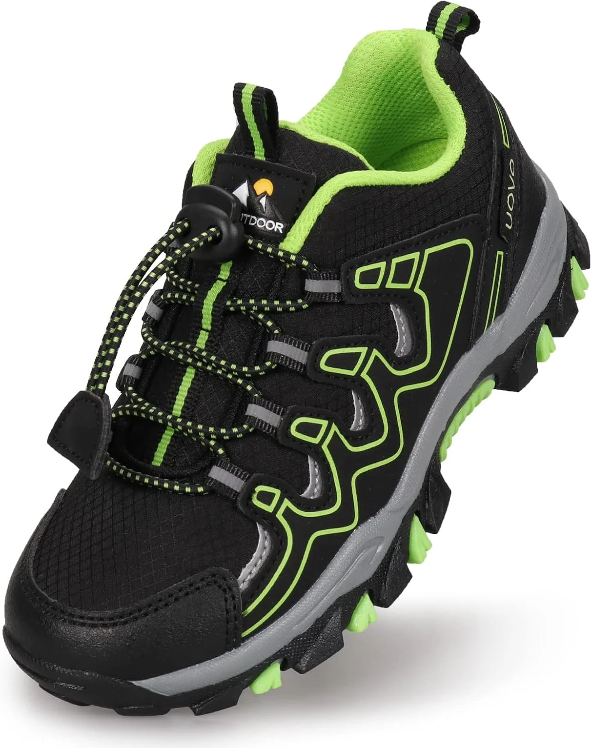 کفش پسرانه UOVO، کتانی پسرانه، کفش تنیس پسرانه، کفش دویدن، کفش پیاده روی ضد آب، کتانی ورزشی فضای باز بچه گانه، ضد لغزش (پسران کوچک/بزرگ)