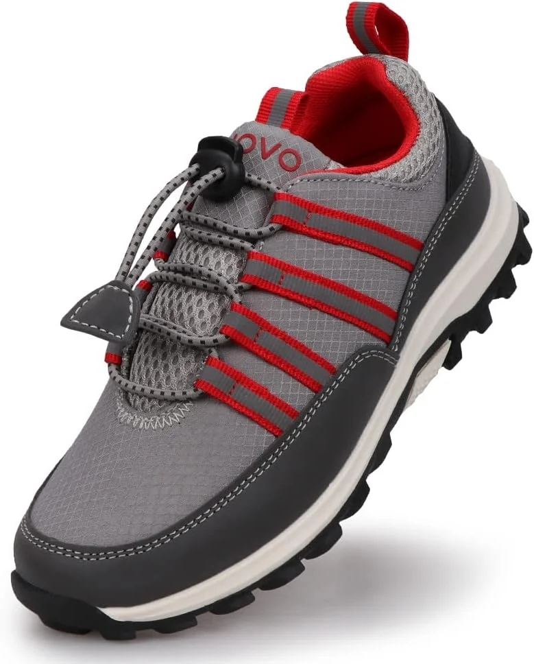 کفش های پسرانه UOVO، کفش تنیس، دویدن، ضد آب، کفش ورزشی پیاده روی، مقاوم در برابر لغزش، مناسب کودکان کوچک/بزرگ، ورزشی و فضای باز