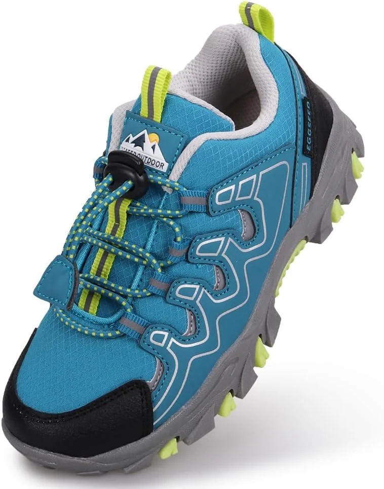 کفش پسرانه UOVO، کفش کتانی پسرانه، کفش تنیس پسرانه، کفش دویدن، کفش پیاده روی ضد آب، کفش ورزشی فضای باز بچگانه، ضد لغزش (پسران کوچک/بزرگ)