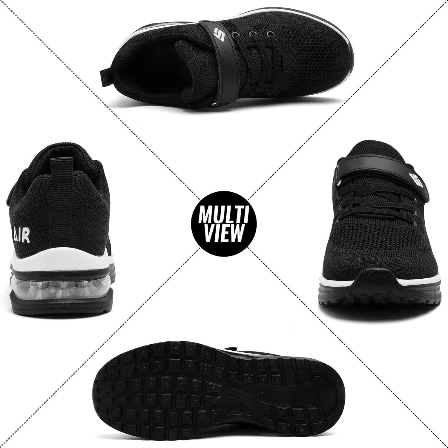 کفش های کتانی بچه گانه یونی استپ، کفش دویدن جاده دخترانه پسرانه، کفش های بچه گانه یونیسکس، کفش های پیاده روی تنفسی در فضای باز، کفش های کتانی ورزشی کودکانه، کفش های مدرسه