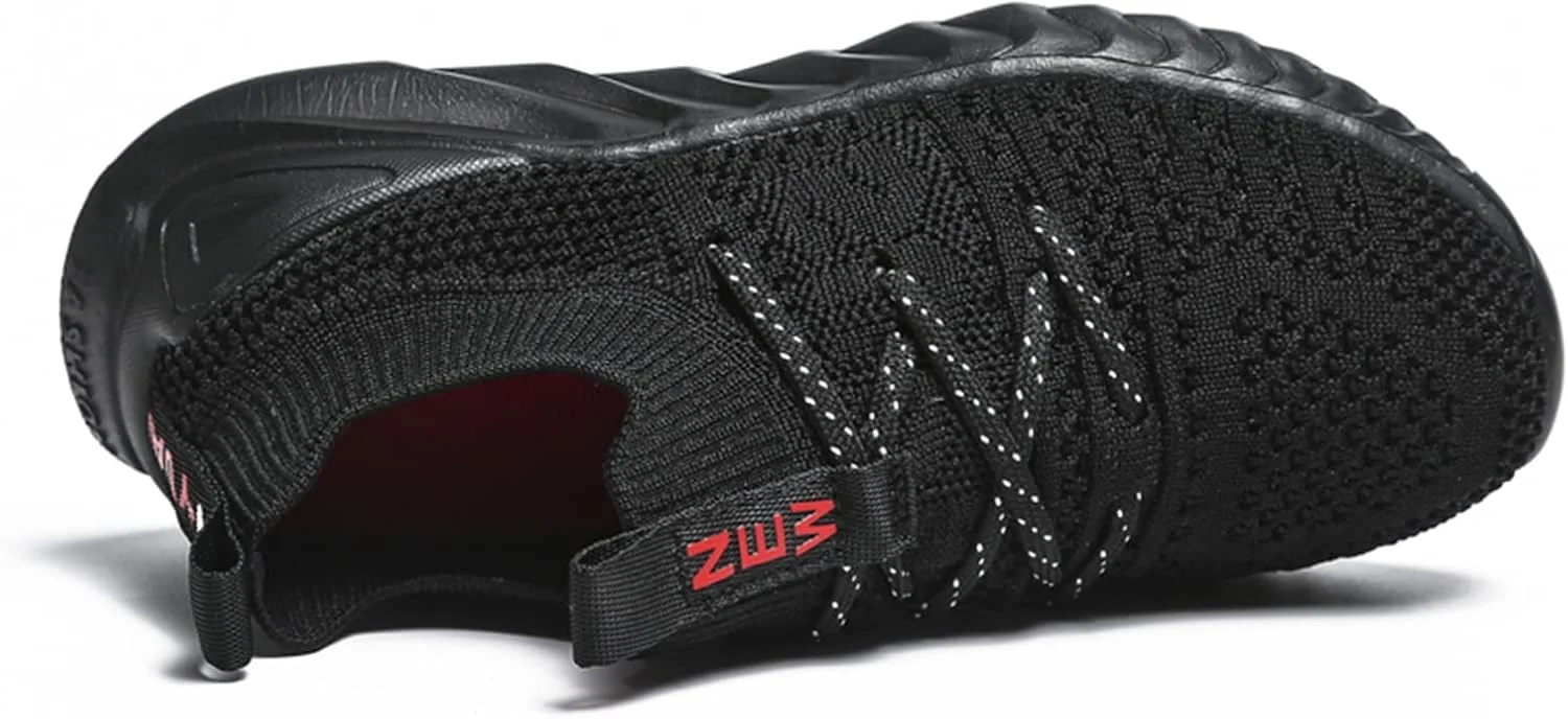 کفش‌های دویدن بچگانه UMANPOO، کفش‌های کتانی لغزنده بدون بند، کفش‌های جورابی ورزشی تنیس پیاده‌روی غیر لغزنده برای پسران و دختران