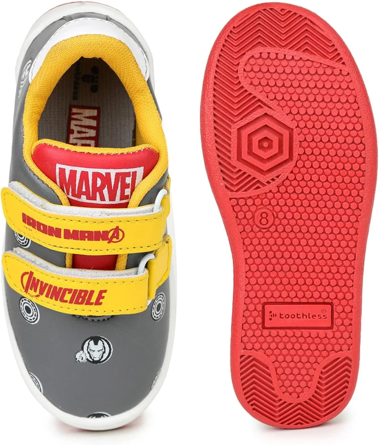 کفش های راحتی پسرانه بچه گانه بدون دندان Marvel Avengers