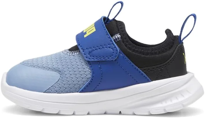 کفش اسنیکرز راحتی پسرانه پوما مدل Evolve Slip On - مشکی، آبی