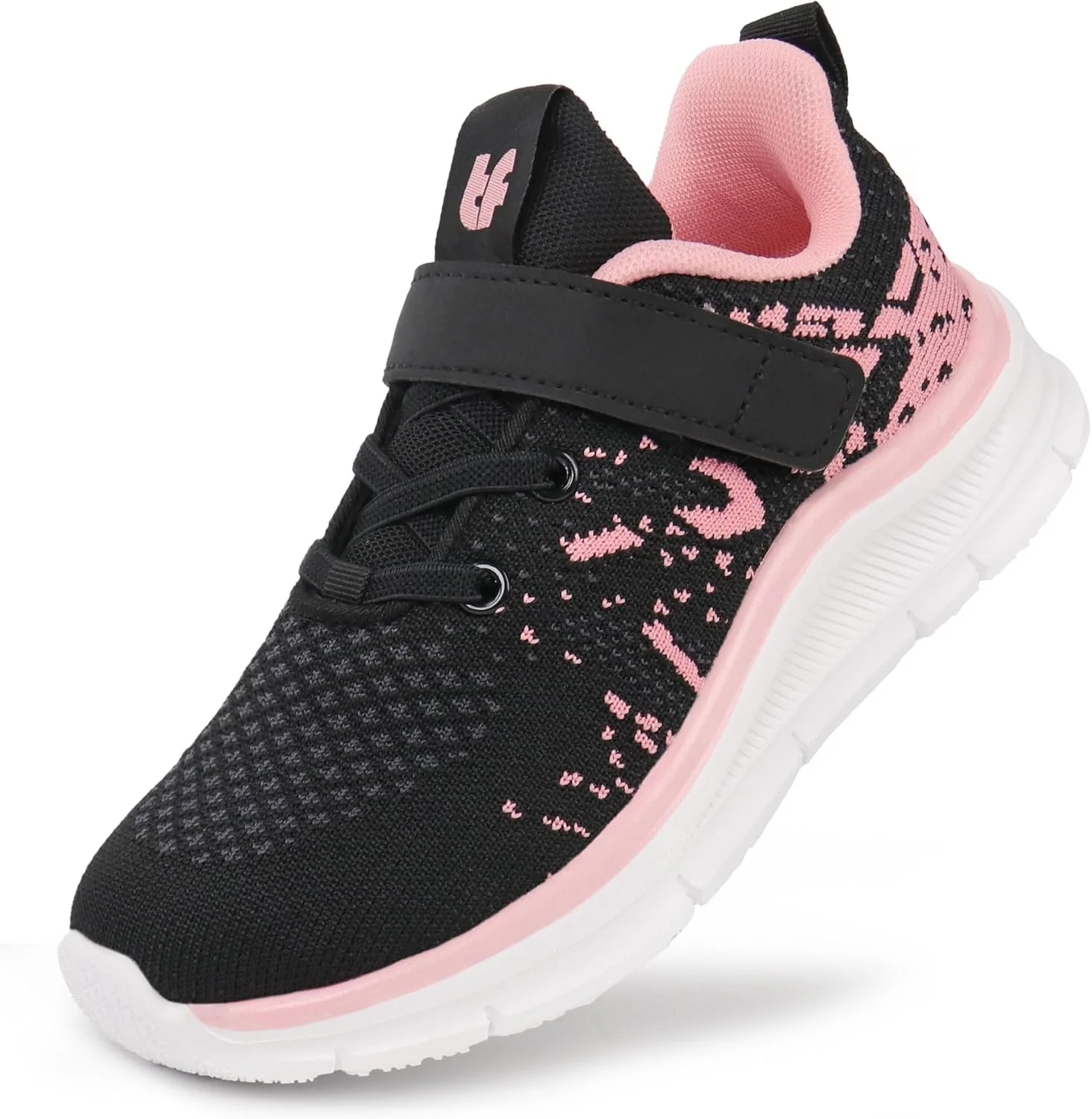 کفش ورزشی بچگانه توبفیس با بند چسبی و پشتیبانی از قوس پا، مناسب دویدن، تنیس و مدرسه، تنفس پذیر و مناسب برای پای صاف (کودک نوپا/کودک کوچک/کودک بزرگ)