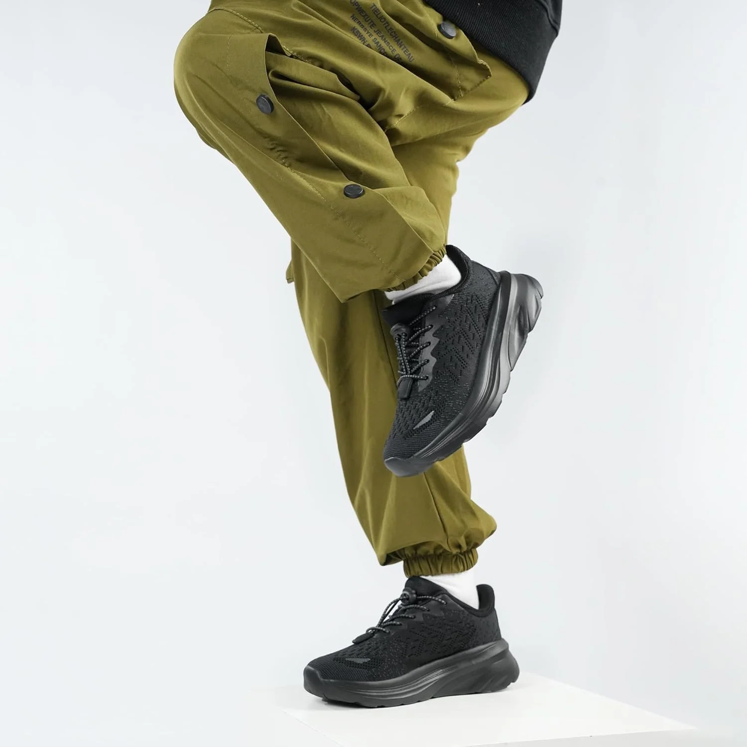 کفش ورزشی تنیس و دویدن توبفیس پسرانه دخترانه بچه گانه با پشتیبانی از قوس پا، بند کشی، سبک وزن، تنفس پذیر، مناسب مدرسه و پیاده روی (کودک نوپا/کودک کوچک/کودک بزرگ)