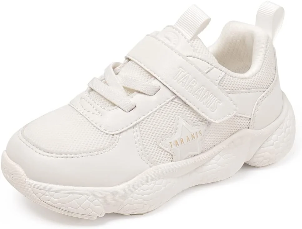 کفش‌های کتانی بچگانه TARANIS، کفش‌های مد روز پسرانه و دخترانه، کفش‌های کتانی سبک وزن و تنفسی، کفش‌های تنیس پیاده‌روی، کفش‌های ورزشی دویدن راحت برای کودکان نوپا/کودکان کوچک/کودکان بزرگ