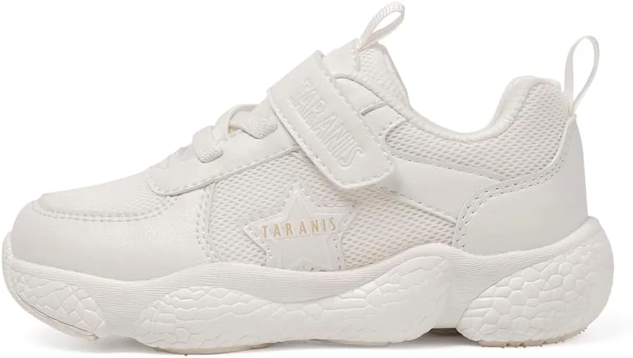 کفش‌های کتانی بچگانه TARANIS، کفش‌های مد روز پسرانه و دخترانه، کفش‌های کتانی سبک وزن و تنفسی، کفش‌های تنیس پیاده‌روی، کفش‌های ورزشی دویدن راحت برای کودکان نوپا/کودکان کوچک/کودکان بزرگ