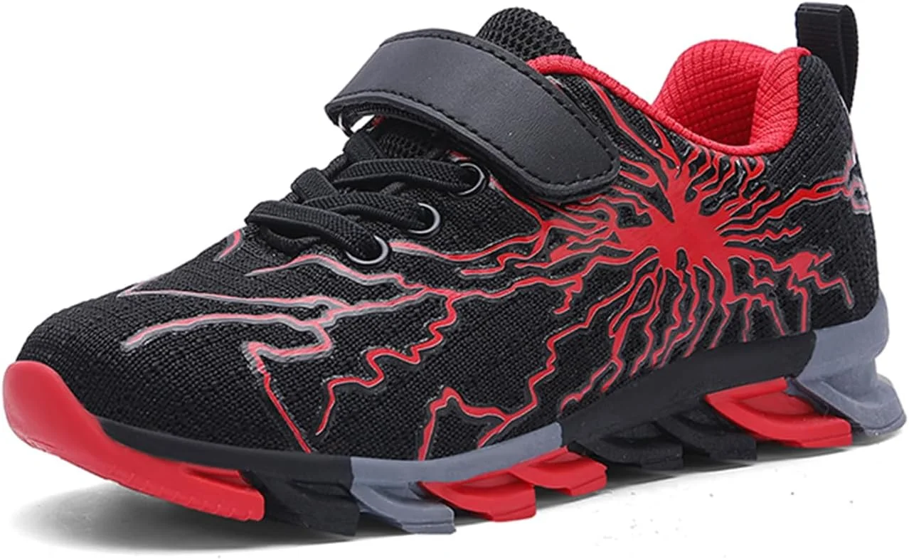 کفش‌های کتانی پسرانه و دخترانه Sypsfwco، توری، تنفس‌پذیر، مد روز، مناسب دانش‌آموزان مقطع ابتدایی، ورزشی، غیررسمی، زیره لاستیکی، کفش‌های دویدن بچگانه