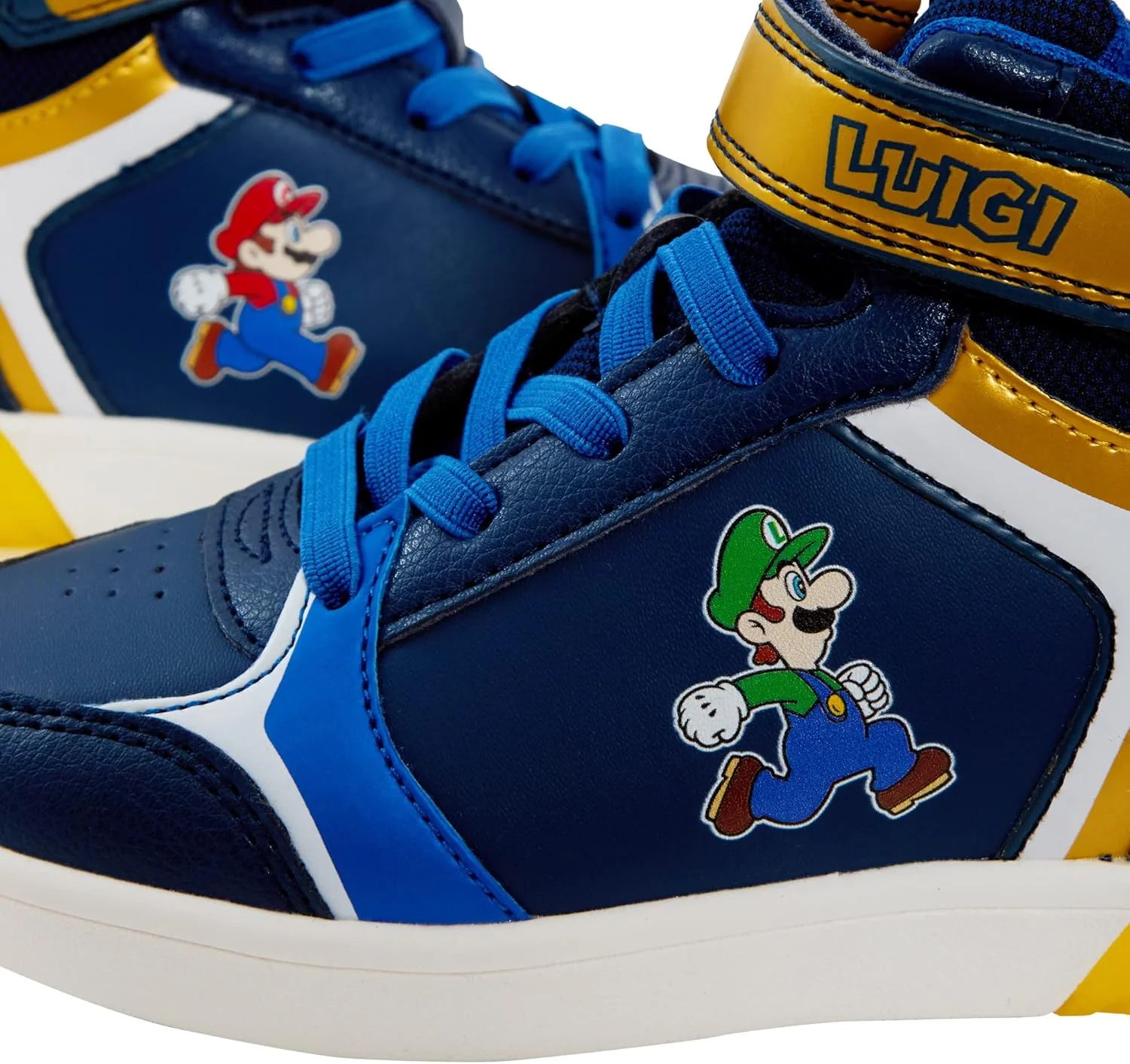 کفش ورزشی ساق بلند چراغ دار سوپر ماریو برادرز - کفش اسکیت چراغ دار پسرانه