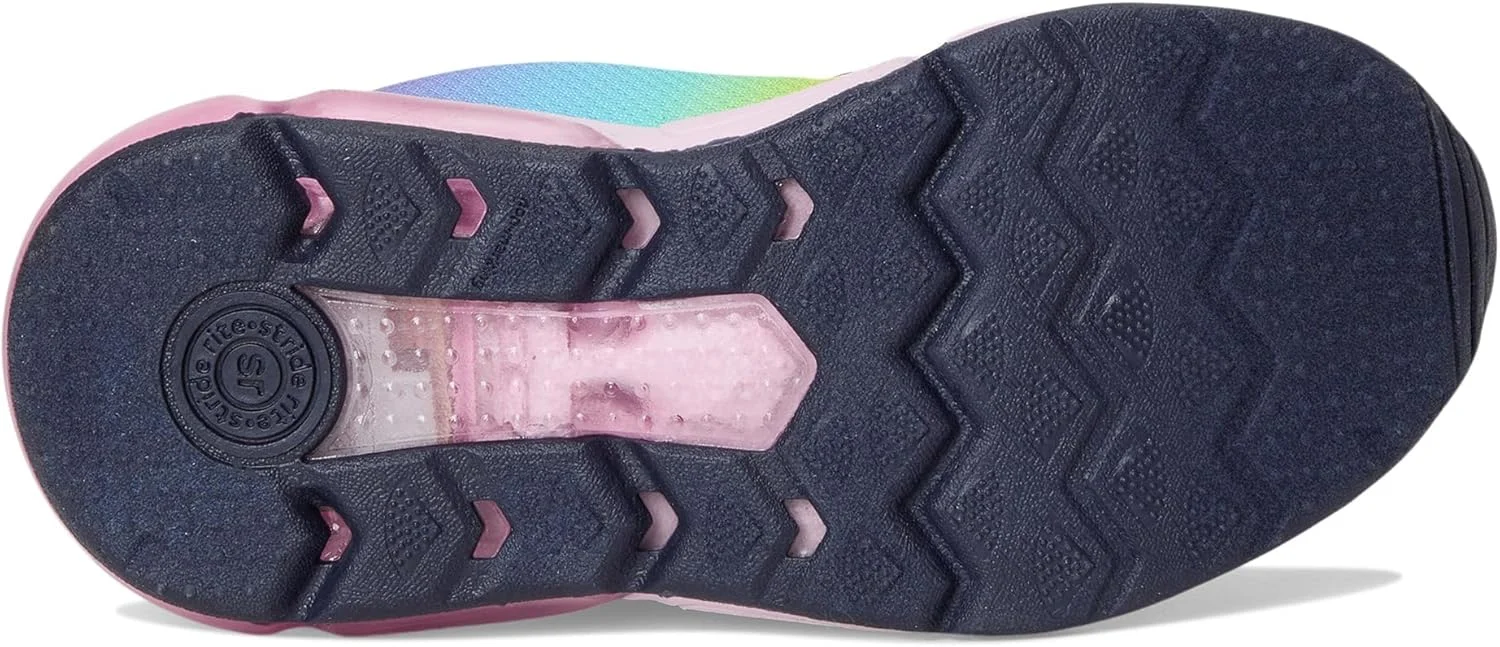 کفش کتانی چراغ دار فانتوم استراید رایت یونی‌سکس بچگانه M2p، رنگین کمان، سایز 1.5 Little Kid